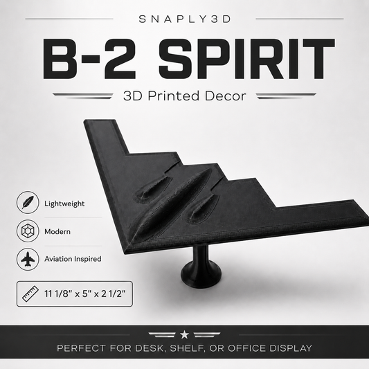 B-2 Spirit Inspired 3D Printed Decor