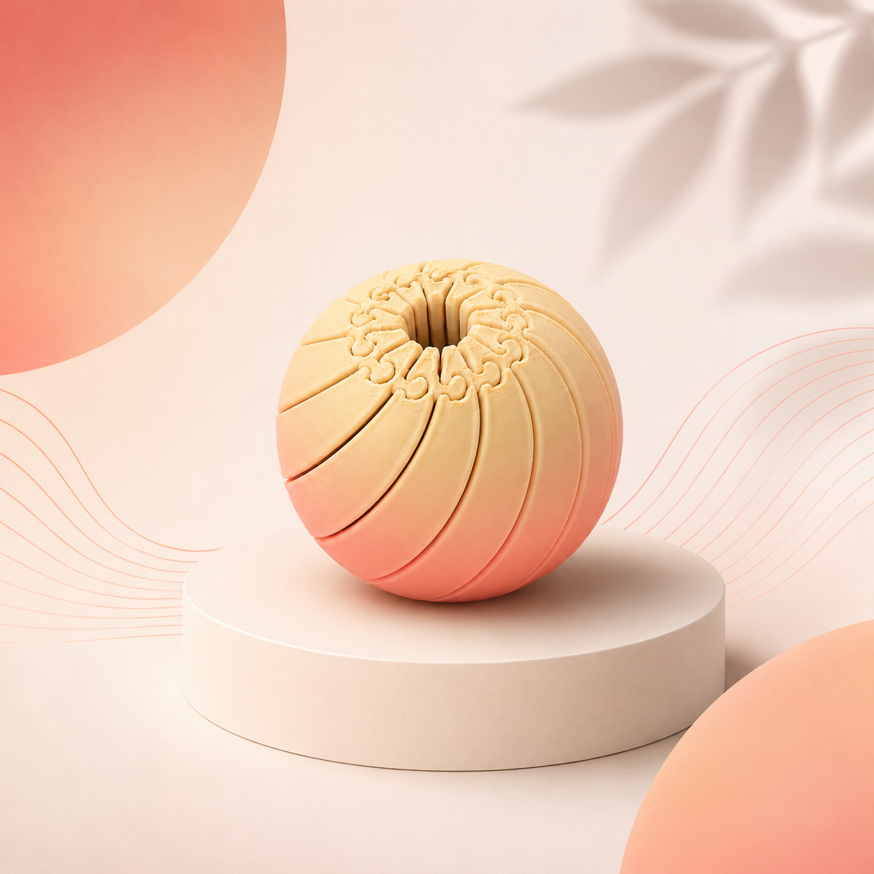 Transforming Sphere Fidget Toy – Articulated Puzzle Ball