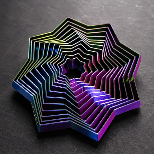 Infinite Star Spiral Decor