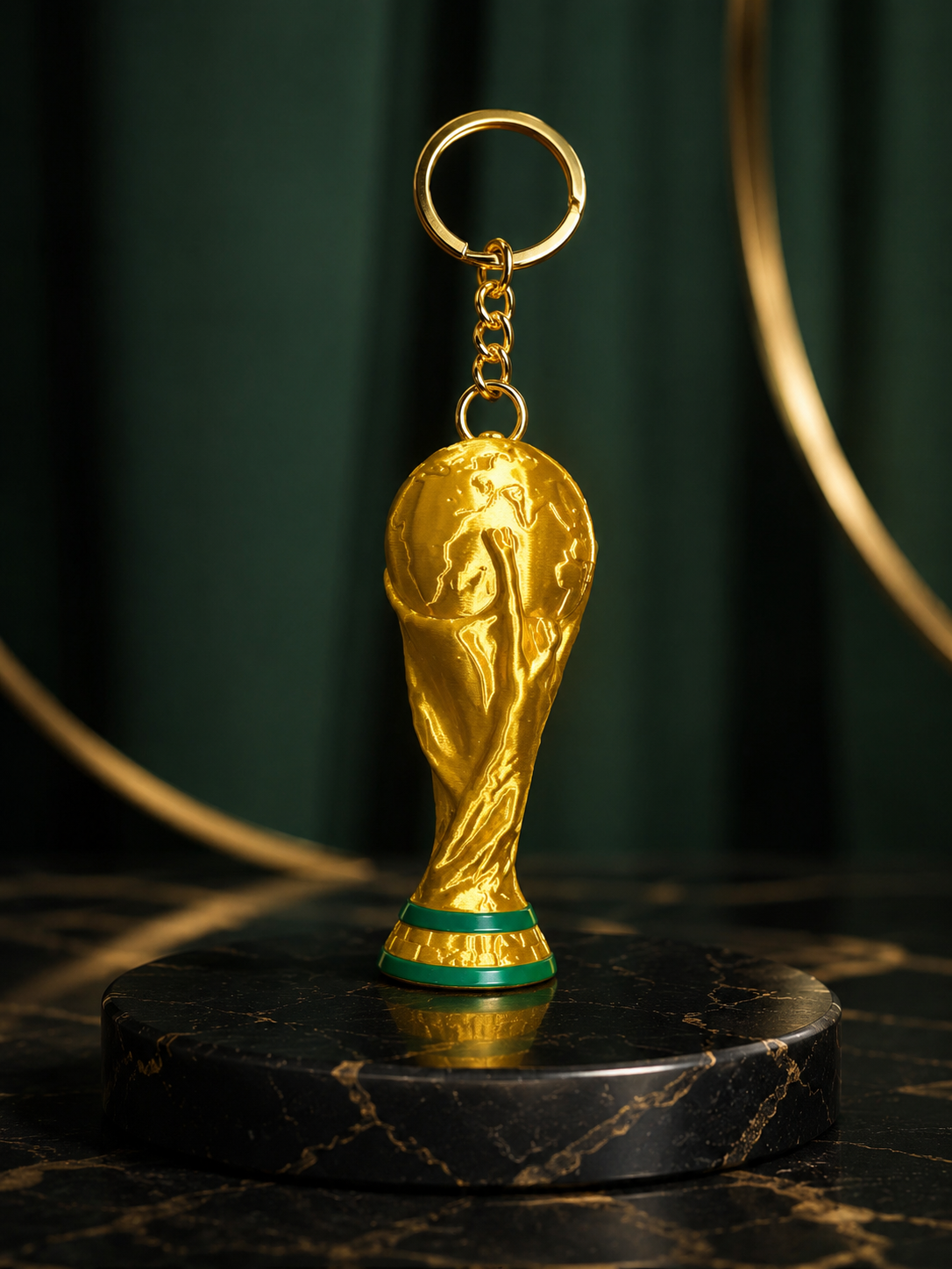 FIFA World Cup Trophy Keychain – Premium 3D Printed Collectible