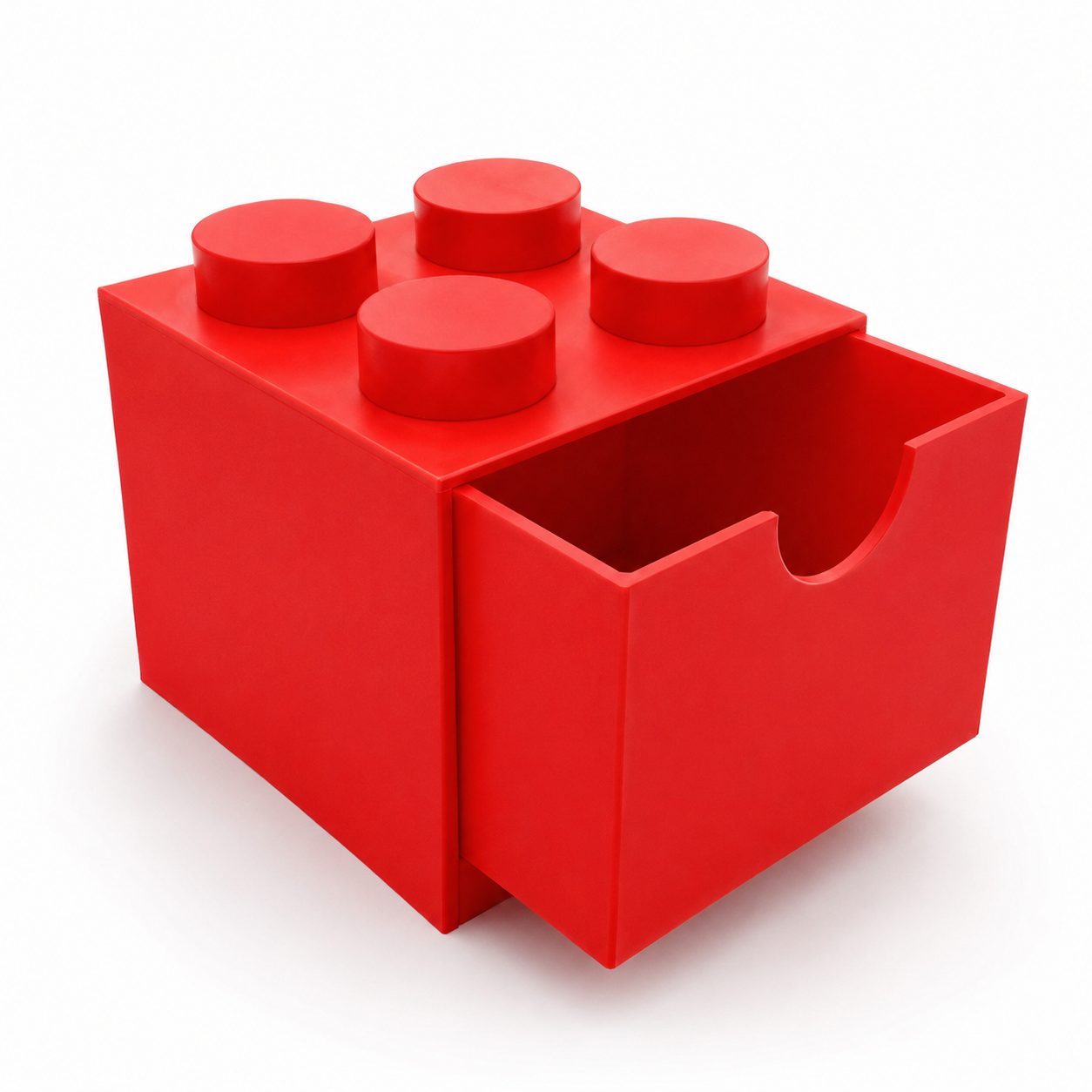Stackable Brick Storage Box – Modern Desk Organizer